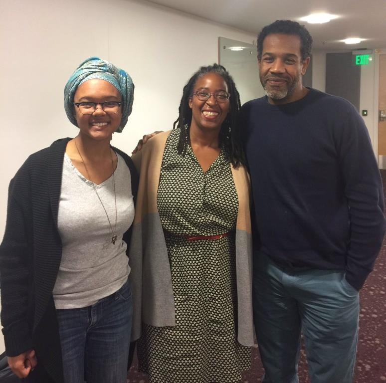 Courtney Satchell, Camille Dungy, and Gregory Pardlo at his reading as part of the CWRS in October 2016