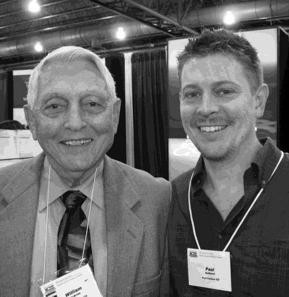 Paul DeMaret and Bill McBride at the 2009 NCTE Convention in Philadelphia