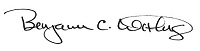 Benjamin C. Withers signature