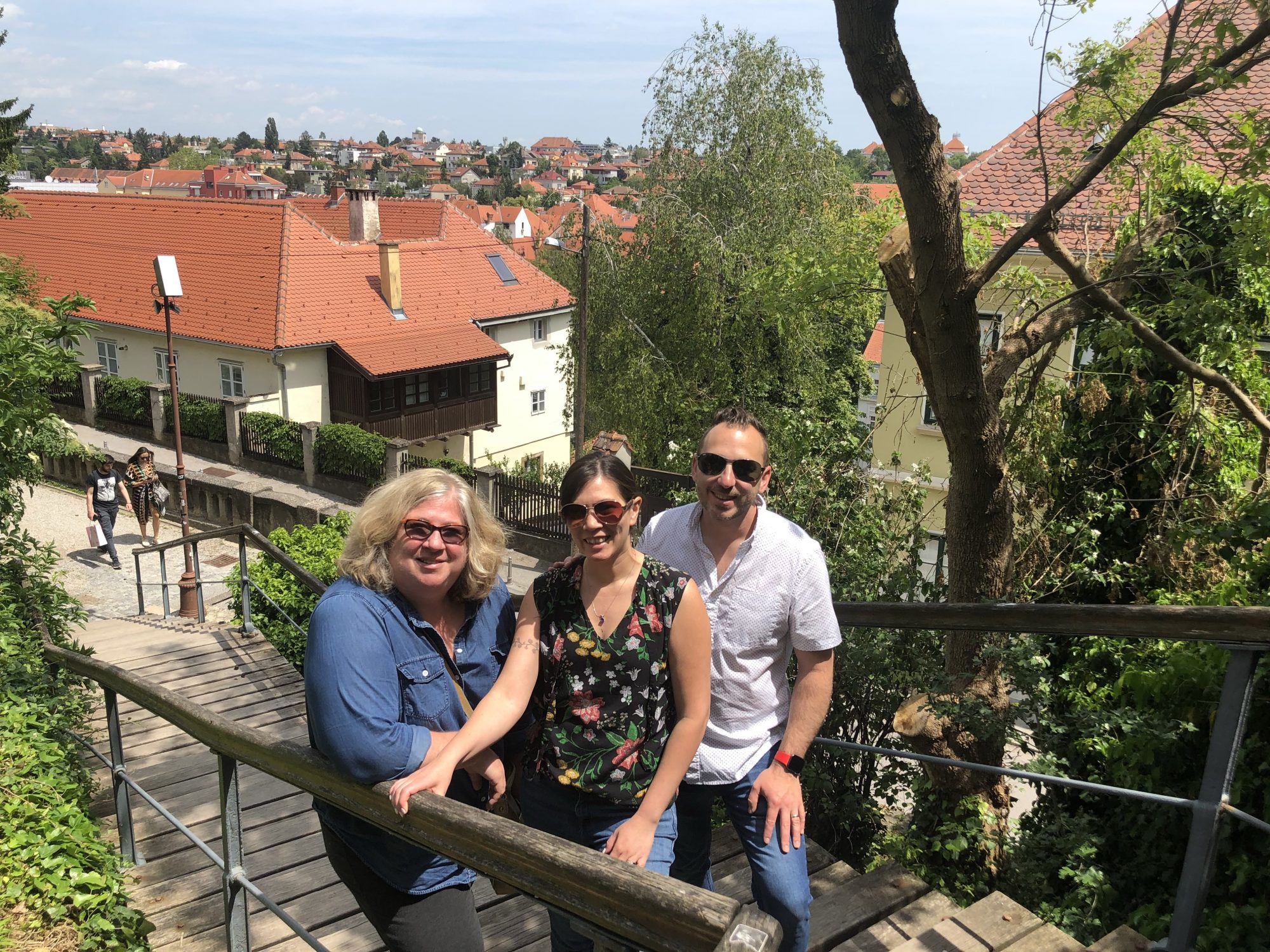 Mica, Connie, and Michael in Croatia