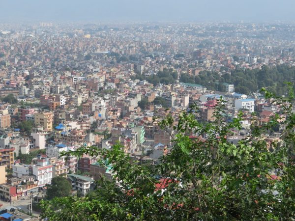 Nepal aerial view