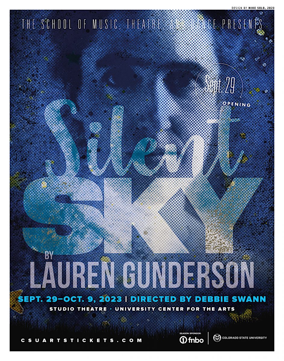 Poster for the CSU Theatre production of Silent Sky