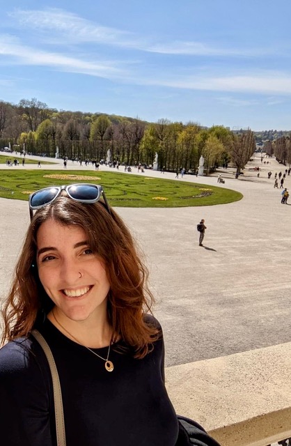 Grace Tiberi taking a selfie in Washington D.C.